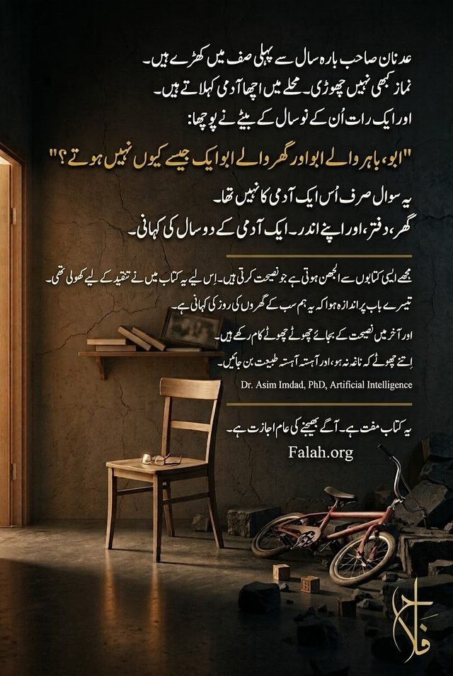 آدھی سنت، پشتی سرورق